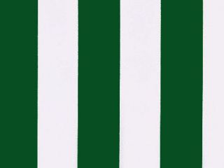 Groen en Wit Gestreept Polyester Doek en Volant voor Zonwering van 150cm x 100cm